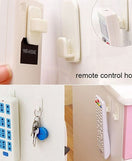 Adhesive Hook Holder Wall Mounted 2 Pcs Set