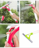 Window Wiper Built-In Spray Bottle Multi-Function