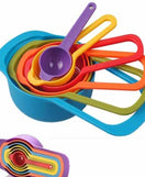 6 Pieces Measuring Spoons Cups With Scale