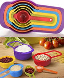 6 Pieces Measuring Spoons Cups With Scale