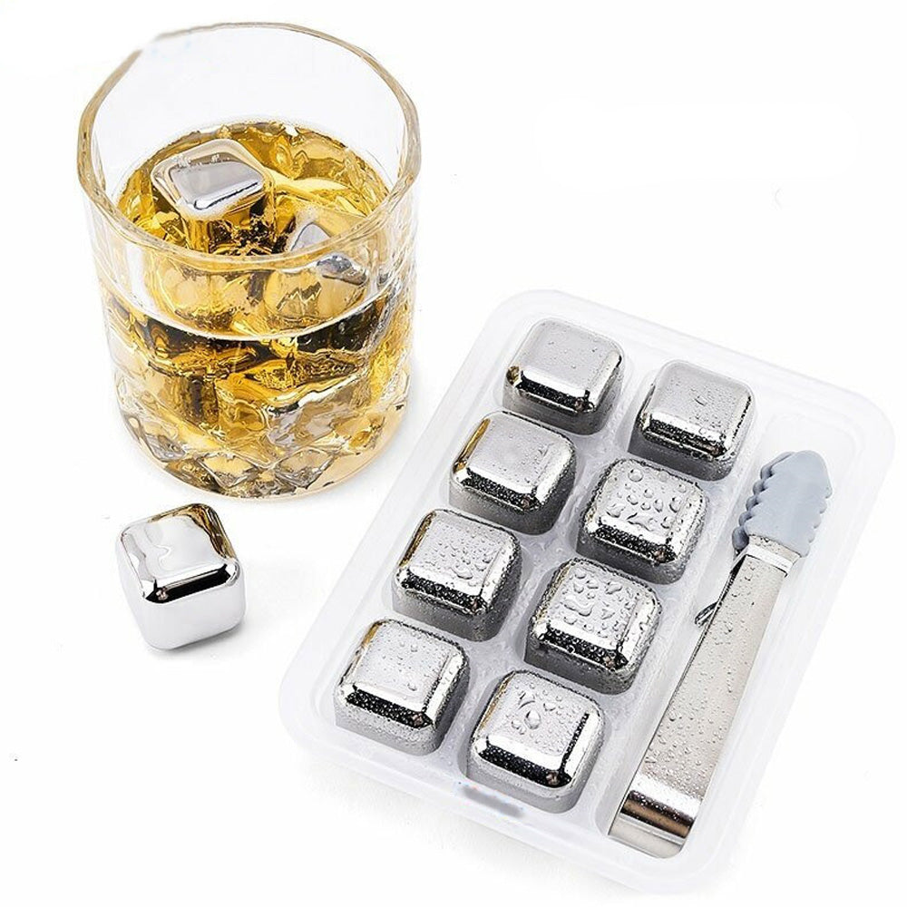 Reusable Ice Cubes Set Stainless Steel