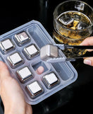 Reusable Ice Cubes Set Stainless Steel