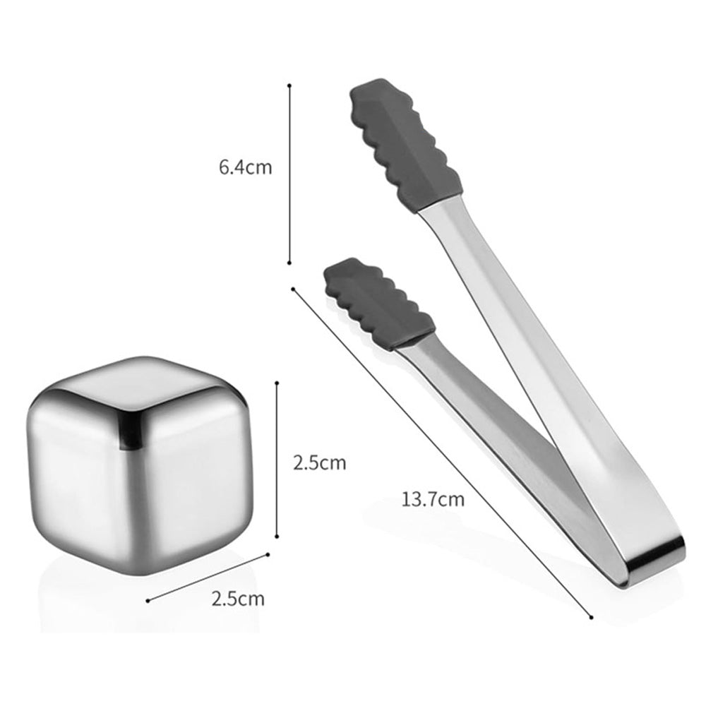 Reusable Ice Cubes Set Stainless Steel