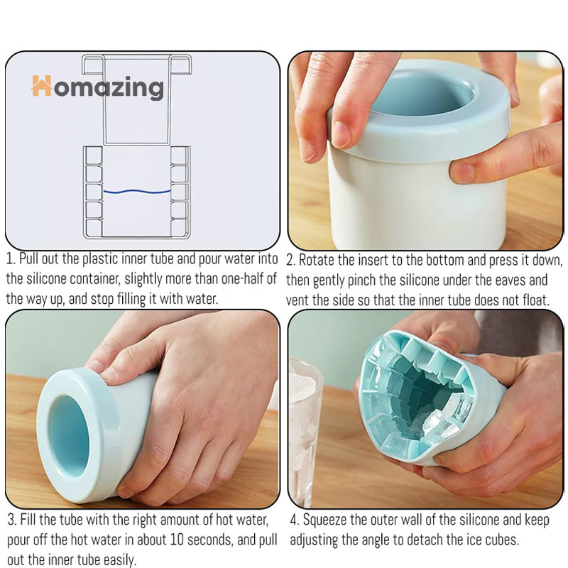 Silicone Ice Cube Maker