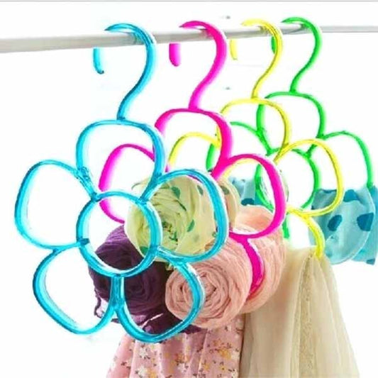 Acrylic Flower Scarf Hanger