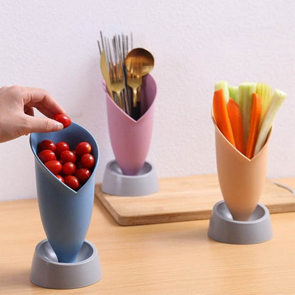 Flower Shape Cutlery Drainage