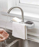 Sink Faucet Sponge Soap Storage Organizer