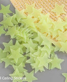 Night Glow Stars for Kids Room Pack of 100