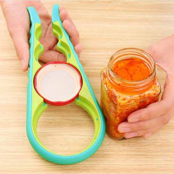 Bottle Lid Opener 4 in 1 Non-slip