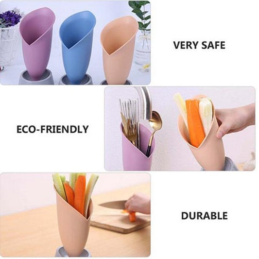 Flower Shape Cutlery Drainage