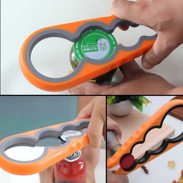 Bottle Lid Opener 4 in 1 Non-slip