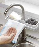 Sink Faucet Sponge Soap Storage Organizer