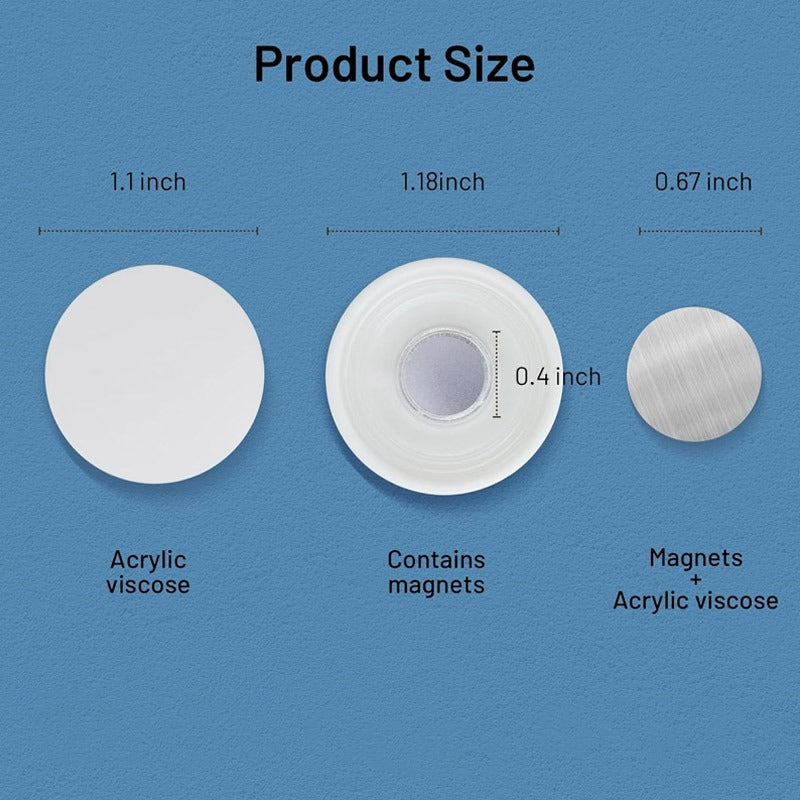 Magnetic Remote Control Holder Wall Mounted Pack Of 2