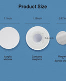 Magnetic Remote Control Holder Wall Mounted Pack Of 2