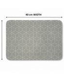 Anti-Slip Dish Drying/Dining Table Mat-Geometric Cube Pattern Design