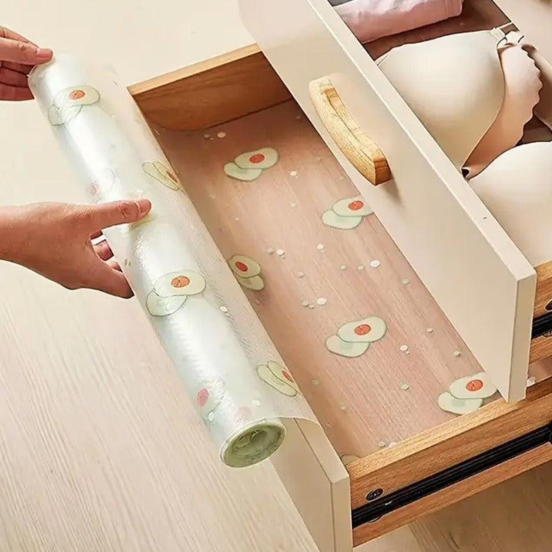 Anti-Slip Printed Drawer PVC Sheet Roll