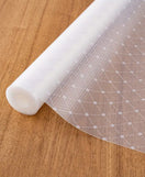 Anti-Slip Fridge & Drawer PVC Sheet Roll Transparent Diagonal Design
