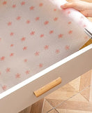 Anti-Slip Floral Pattern Drawer PVC Sheet Roll