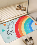 Floor Bath Mat Absorbent Non-Slip Shine Design