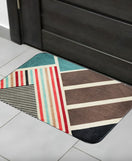 Foam Bath Mat Absorbent Non-Slip Printed Modern Design