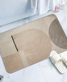 Foam Bath Mat Absorbent Non-Slip Diatomite Design