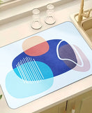 Anti-Slip Dish Drying/Dining Table Mat-Colorful Design
