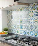 Marble Adhesive Sheet Moroccan Mosaic Pattern Design