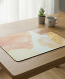 Anti-Slip Dish Drying/Dining Table Mat-Blushing Earth Tones Design