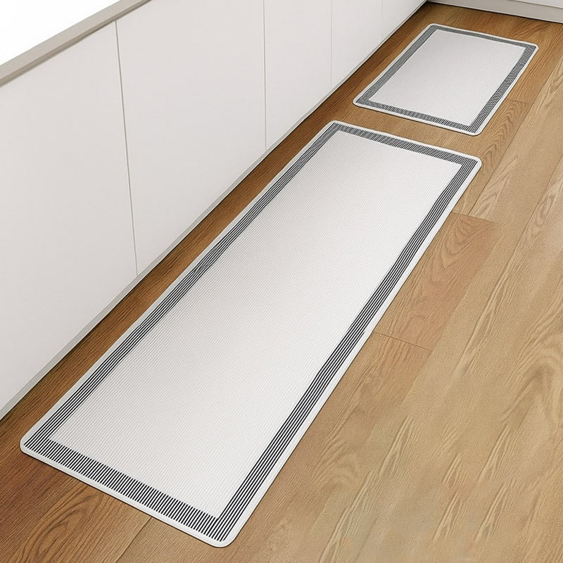 Kitchen Floor Mat, Non-slip Set Of 2 Pcs - Striped Or Linear Pattern.