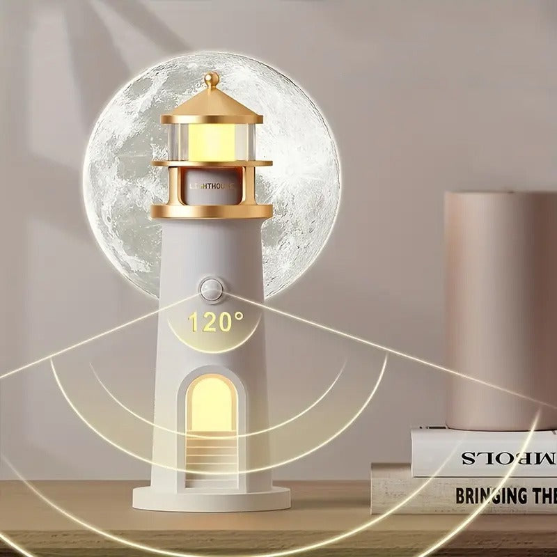 LED Moon Projection Night Light Lamp