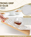 Anti-Slip Drawer Line Gold PVC Sheet Roll