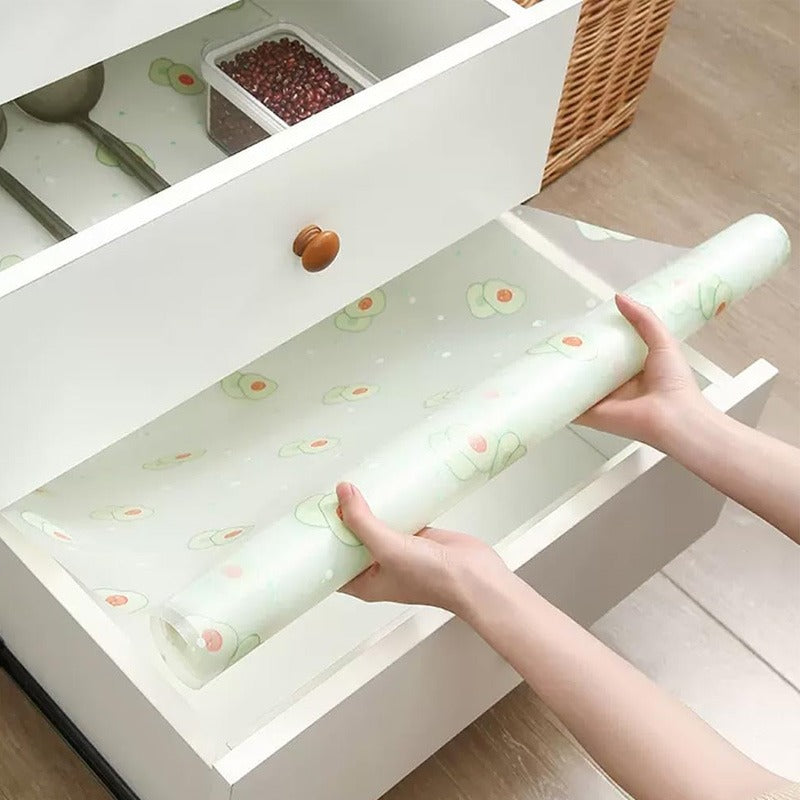 Anti-Slip Printed Drawer PVC Sheet Roll