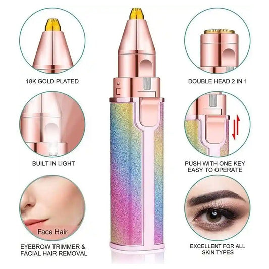 Rainbow Flawless Painless Face Hair Remover