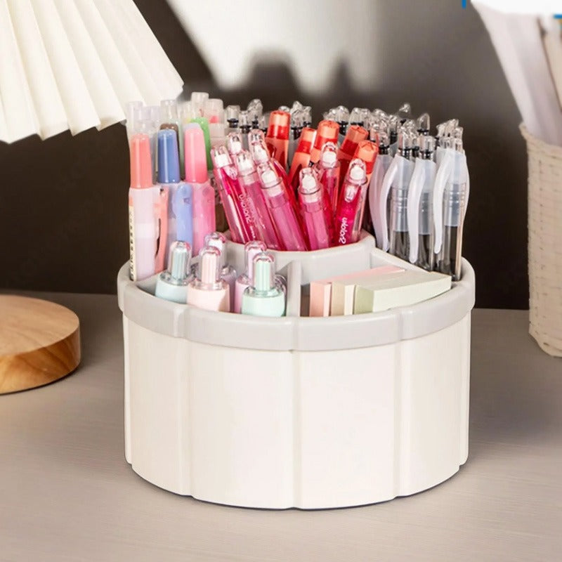 360 Rotating Makeup Brushes Holder
