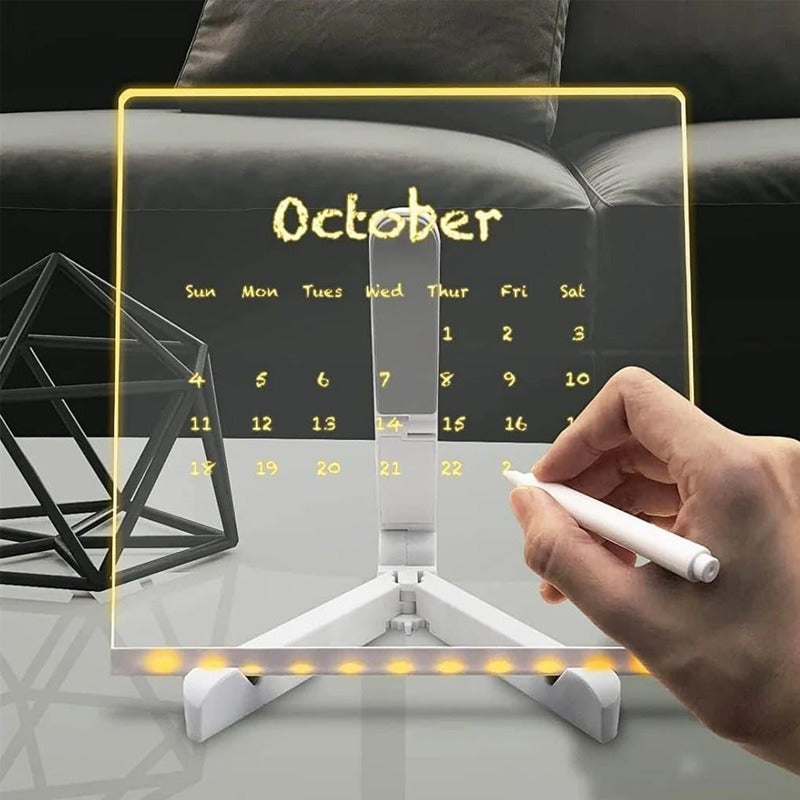 Acrylic LED Board With Stand & Colors