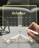 Acrylic LED Board With Stand & Colors