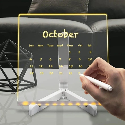 Acrylic LED Board With Stand & Colors