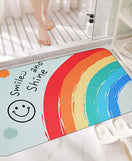 Floor Bath Mat Absorbent Non-Slip Shine Design