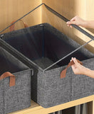 Foldable Clothes Storage Box With Lid