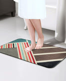 Foam Bath Mat Absorbent Non-Slip Printed Modern Design