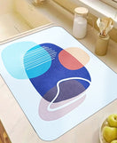 Anti-Slip Dish Drying/Dining Table Mat-Colorful Design