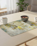 Anti-Slip Dish Drying/Dining Table Mat-Rustic Abstract Design