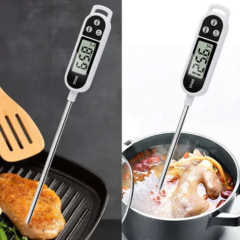Digital Precision Food Thermometer with LCD Display