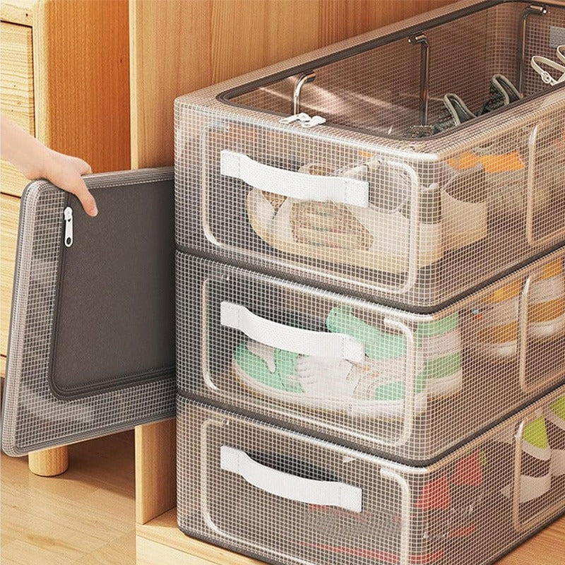 Shoe Storage Box With Steel Frame-Small