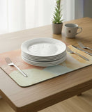 Anti-Slip Dish Drying/Dining Table Mat-Blushing Earth Tones Design