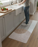 Kitchen Floor Mat Non-slip Set Of 2 Pcs - Abstract Geometric Design