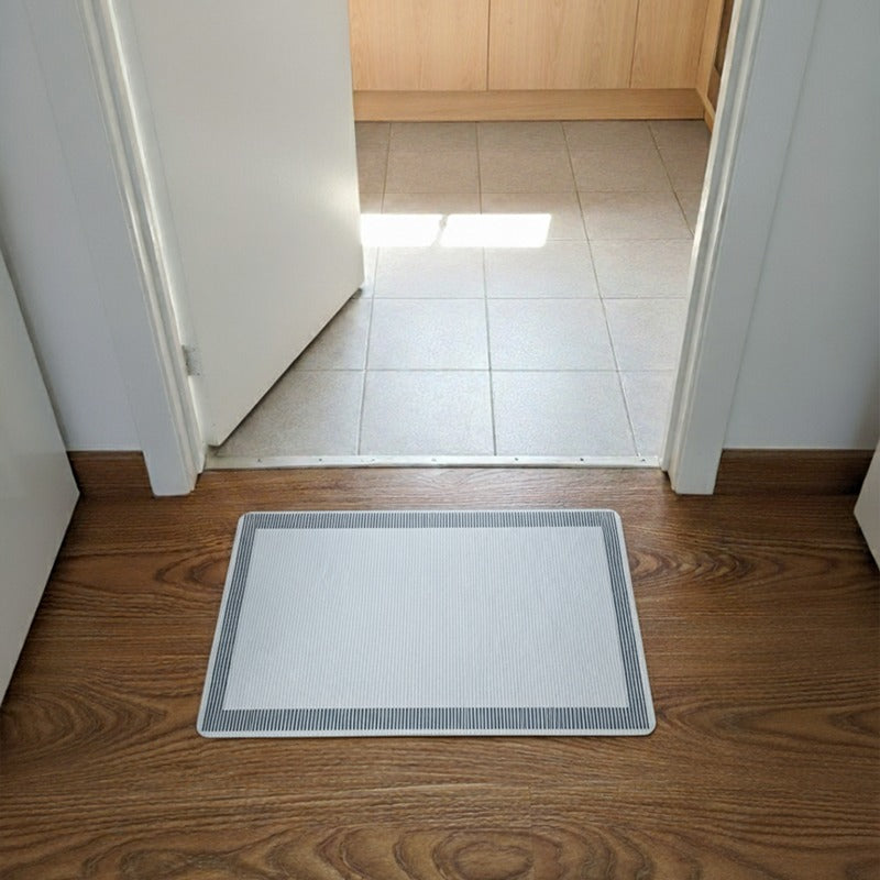 Kitchen Floor Mat, Non-slip Set Of 2 Pcs - Striped Or Linear Pattern.
