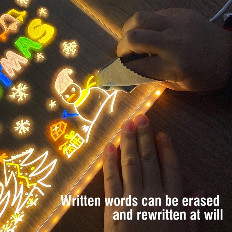 Acrylic LED Board With Stand & Colors