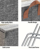 Foldable Clothes Storage Box With Lid