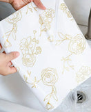 Drawer Liner Mat Gold Floral